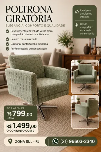 Poltrona giratória