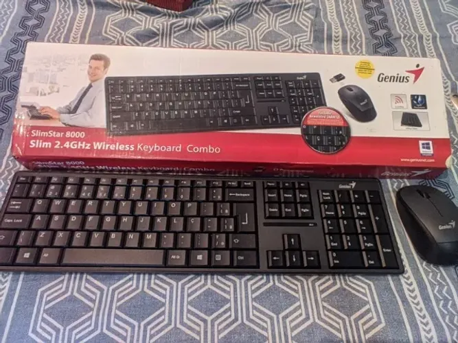 Kit Teclado e Mouse Wifi s/ fio (ver descrição)
