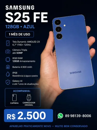 S25 fe para sair rapido