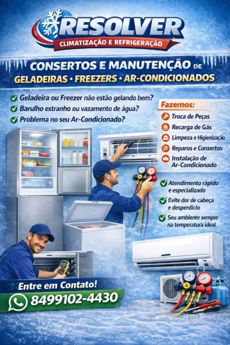 Serviço de geladeiras freezer ar condicionado máquinas de lavar