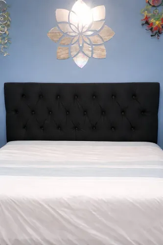 Cabeceira estofada cama casal