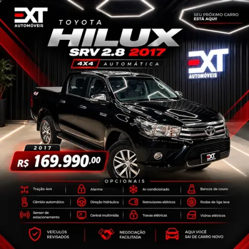 Toyota Hilux CD SRV 4X4 2.8 TDI Diesel Aut. 2017
