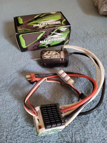 Combo Brushless automodelo Crawler 21.5T sensored