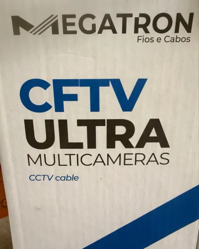 CABO CFTV MEGATRON CAT5 - BRANCO
