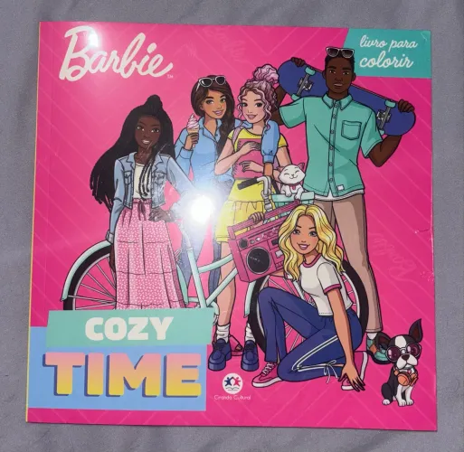 Livro - Barbie Cozy Time - Livro de Colorir (NOVO)
