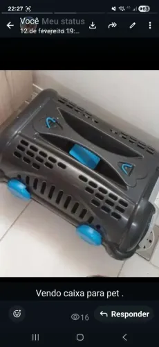 Vendo caixa para pet 40.00