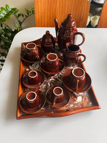 Conjunto de chá e café vintage