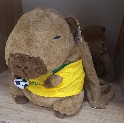 MOCHILA CAPIVARA CAMISA DA SELEÇÃO