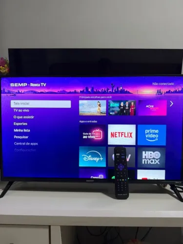 Vendo Smart TV 32" HD LED Semp 32R6610 Wi-Fi 3 HDMI 1 USB