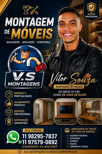 Montador de móveis Disponível