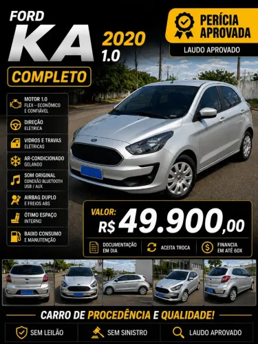 Ford KA 1.0 Se/se Plus Tivct Flex 5P 2020