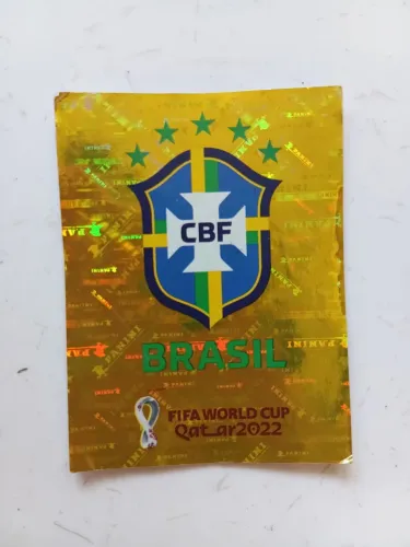 Figurinha do Brasil logo copa do mundo 2022 / BRA 2 