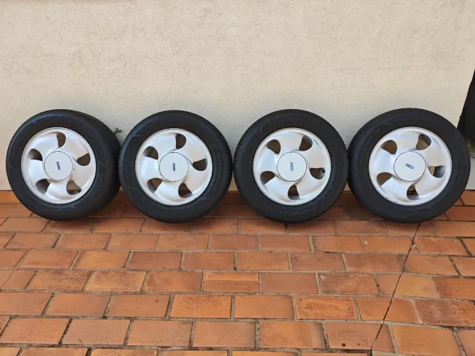 Jg Rodas 14 Tempra Turbo Stile com pneu