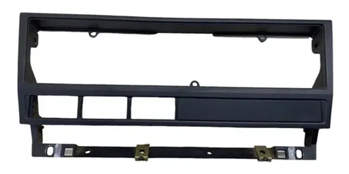 Moldura Painel Central Radio Console Bmw  540 1998 Preto