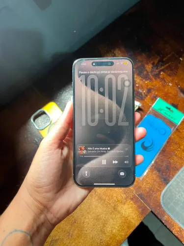 IPHONE 15 PRO MAX TITÂNIO NATURAL | ÚNICO DONO
