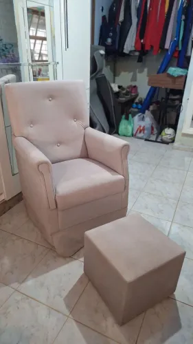 Poltrona de amamentação de balanço 