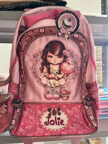 Mochila rodinhas jolie vintage anos 2000 nova 2009