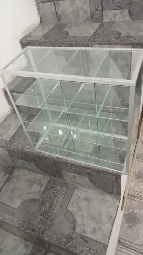 Baleiro  e Expositor de Vidro