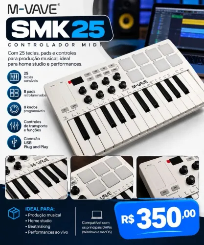 Controlador (teclado) SMK-25