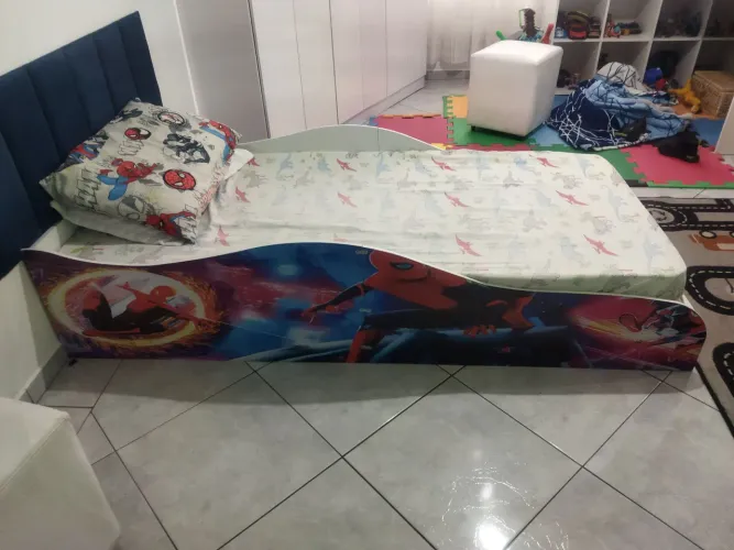 Cama solteiro Homem Aranha