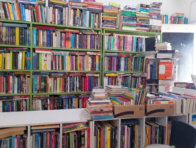 Doação para Sebo de livros usados