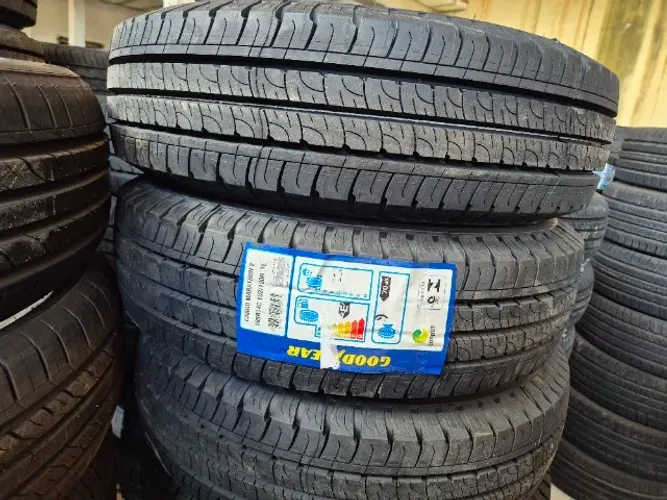 Pneu aro 14 185R 14 8 lonas goodyear pra kombi novo original garantia e Nota.