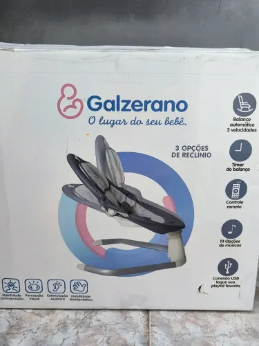Cadeirinha de Balanço Automática Galzerano com Controle Remoto e USB