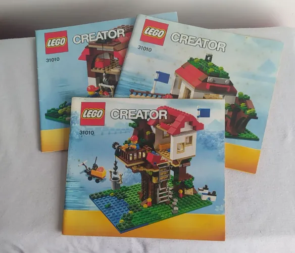 MANUAIS DE MONTAGEM Lego Creator 31010 * R$55 os três. * P / COLECIONADOR