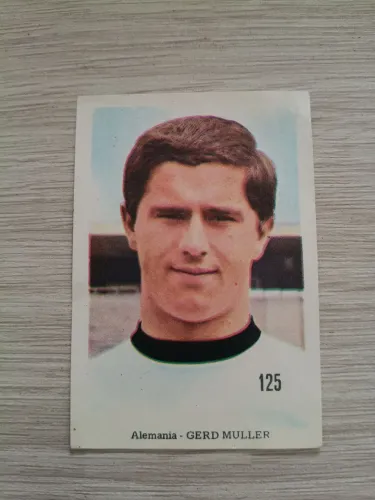 Figurinha copa do mundo 1970 Gerd Muller