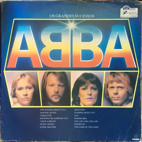Lp Abba - Os grandes sucessos
