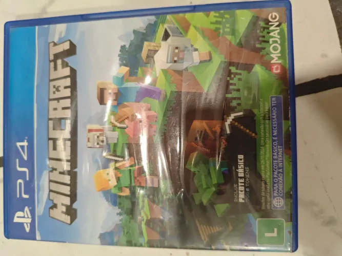 MINECRAFT - MIDIA FISICA PS4