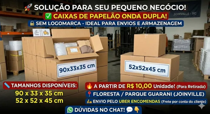 Caixas de papelão