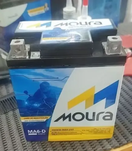 Bateria Moura 6ah Cb 300 Cb300 R Cb 300r Cb<br>300r Flex Ma6-d
