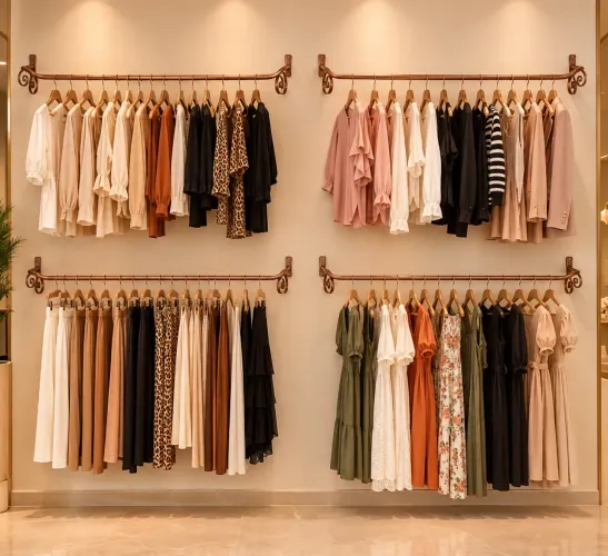 Arara de roupas Rose Gold