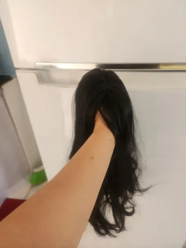 Topo de cabelo indiano premium , no tic-tac tac , preto , pronto pra uso