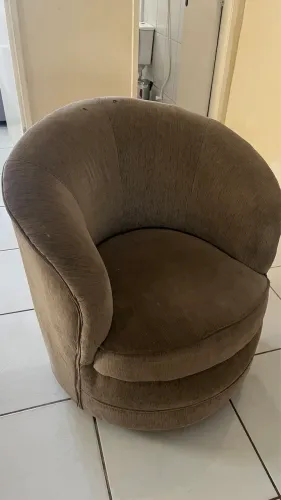Poltronas para sala de estar - estofado