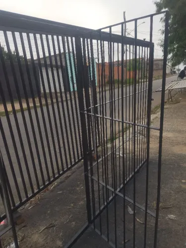portão de correr c/ portão social