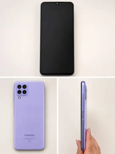 Smartphone Galaxy A22 Tela 6.4 128gb 4gb Ram Violeta Samsung