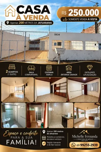 CASA À VENDA NO COHAB - 2ª ETAPA 