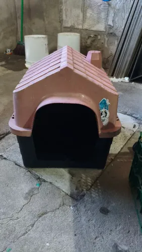 Vendo casa para cachorro e casinha de trasporte 