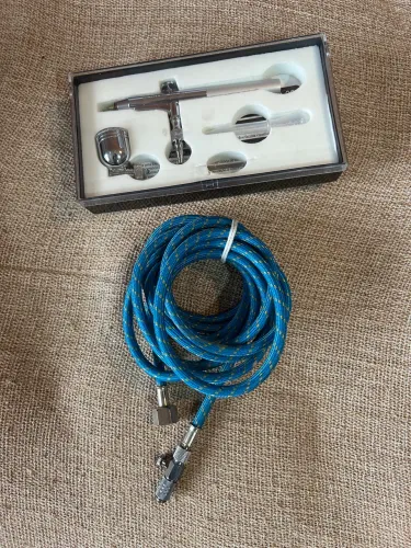 Kit com aerógrafo com filtro e mangueira MP1003 Wimpel