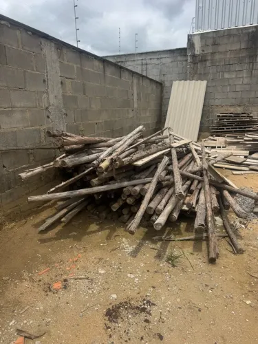 Escoras de Madeira Usadas para Construção ? Lote Completo