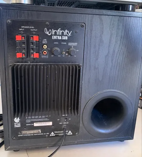 Subwoofer Ativo Infinity Entra Sub - Grave Potente e de Alta Qualidade