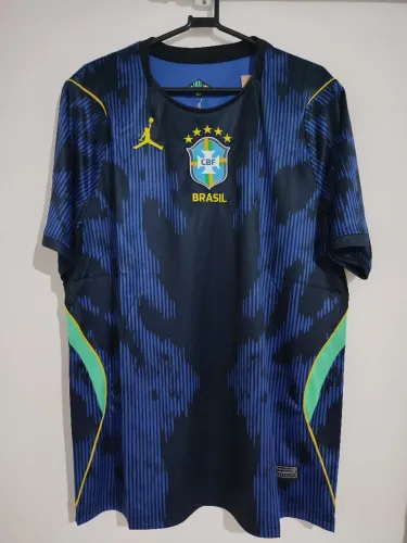 Camisa do Brasil Azul Masculina 2026 Camisa de Time Lançamento 2026