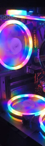 Kit com 5 Ventoinhas de Pc gamer