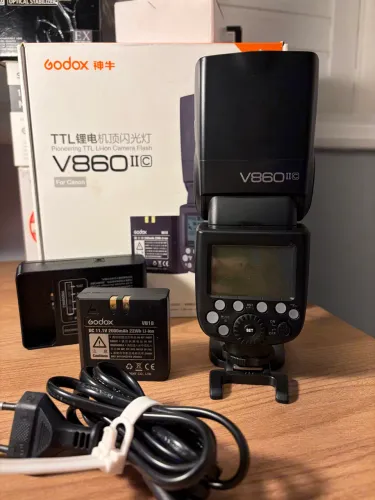 Flash Godox V860 Ll Para Canon C/ bateria