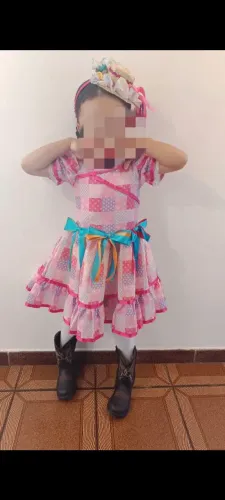 Vestido festa Junina, São João tamanho 3