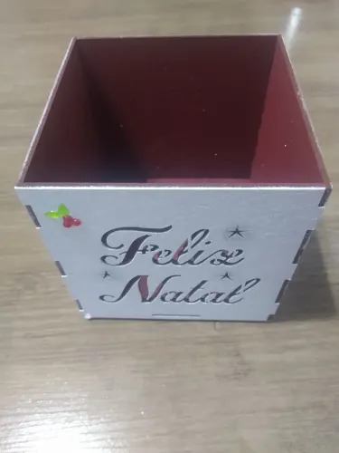 Cx Porta objetos Feliz Natal