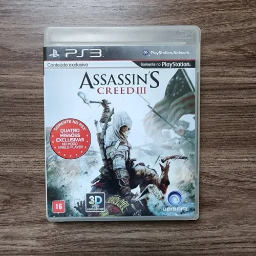 Assassin's Creed 3 - Jogo PS3 - Mídia física