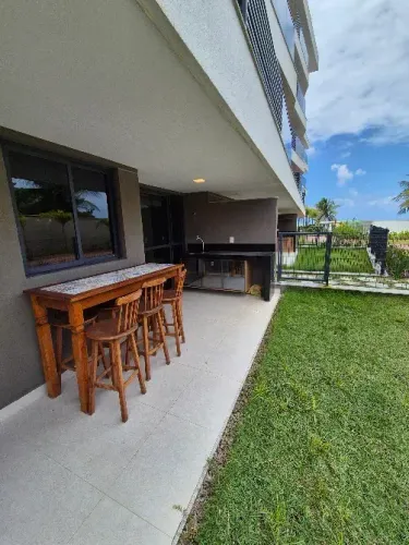 Apartamento beira-mar da praia do seixas 68m² 2 quartos 1 suíte